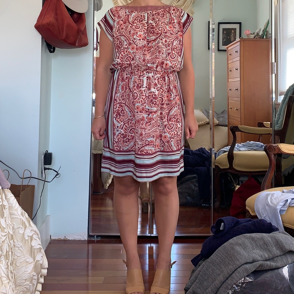 Loft paisley dress